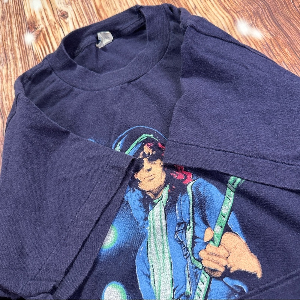 Vintage Jimmy Page Led Zeppelin The Firm  Concert Tour T Shirt Size Médium - Picture 5 of 14